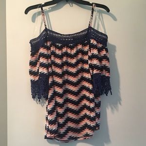 Wishful Park cold shoulder top